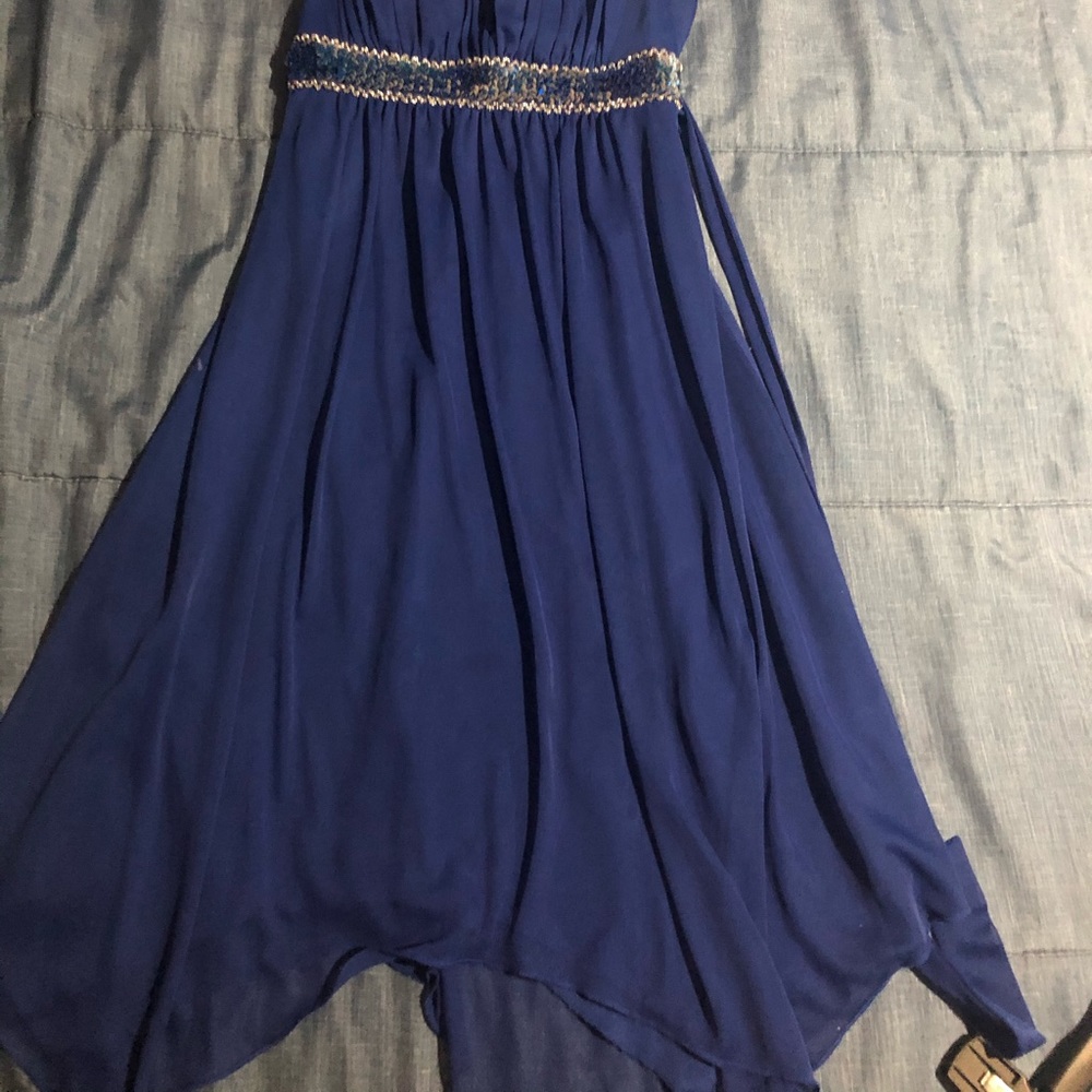 Royal blue kids dress